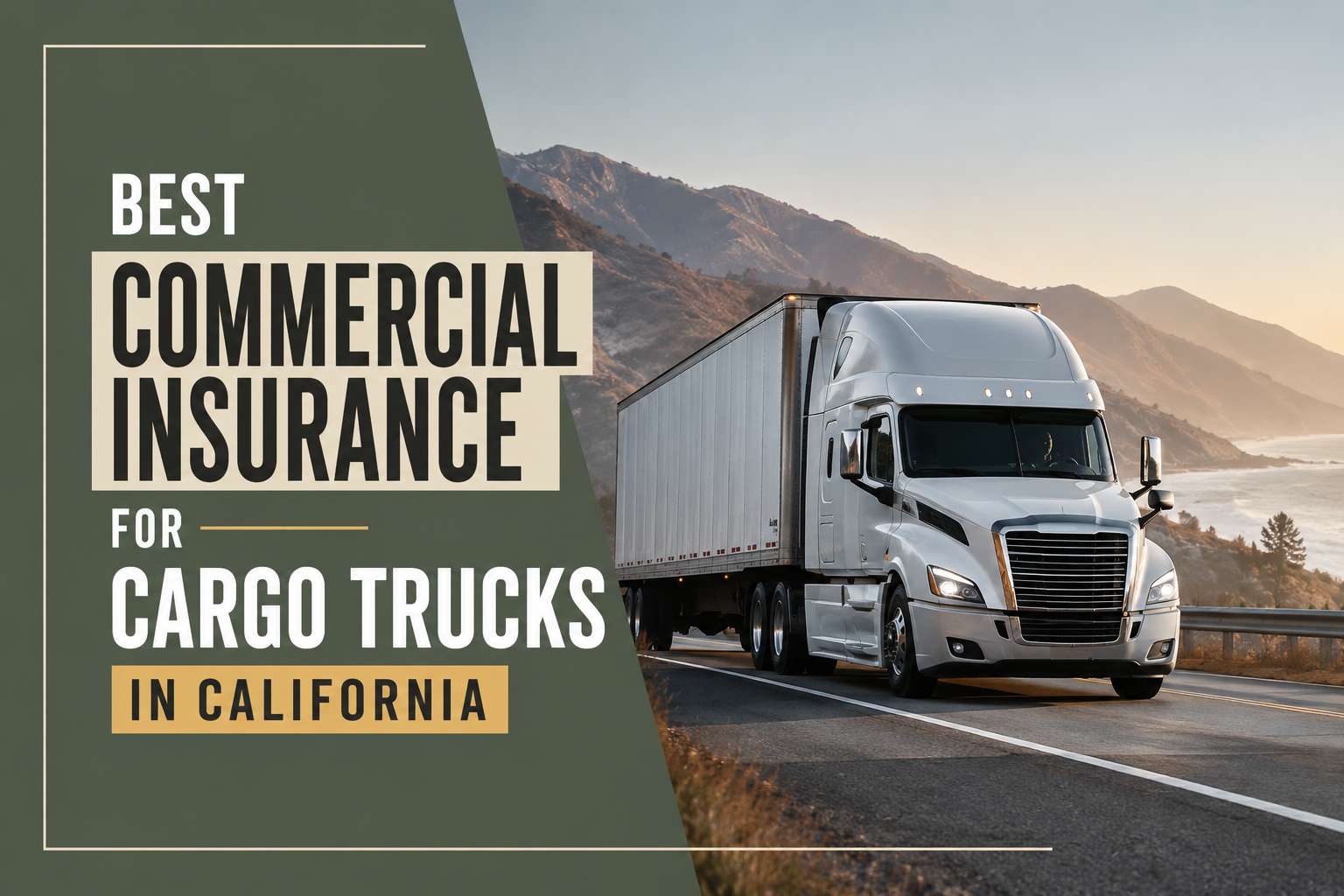 9 Best Commercial Insurance for Cargo Trucks in California (2026 Ranking)