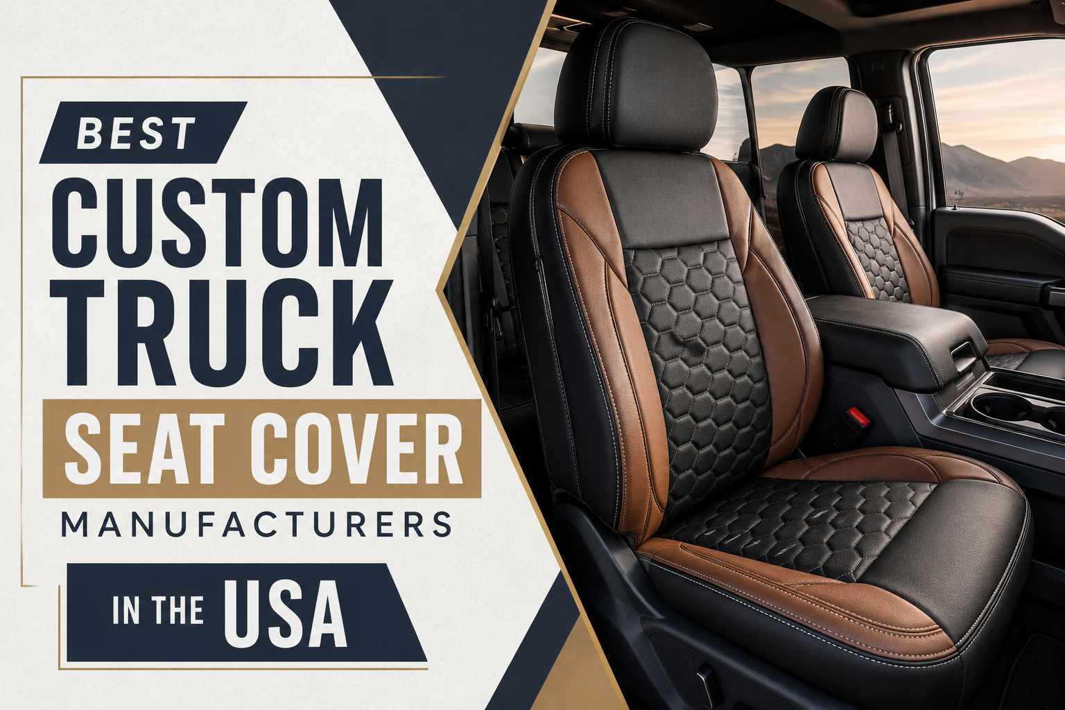 Best Custom Truck Seat Cover Manufacturers in the USA (2026 Rankings)